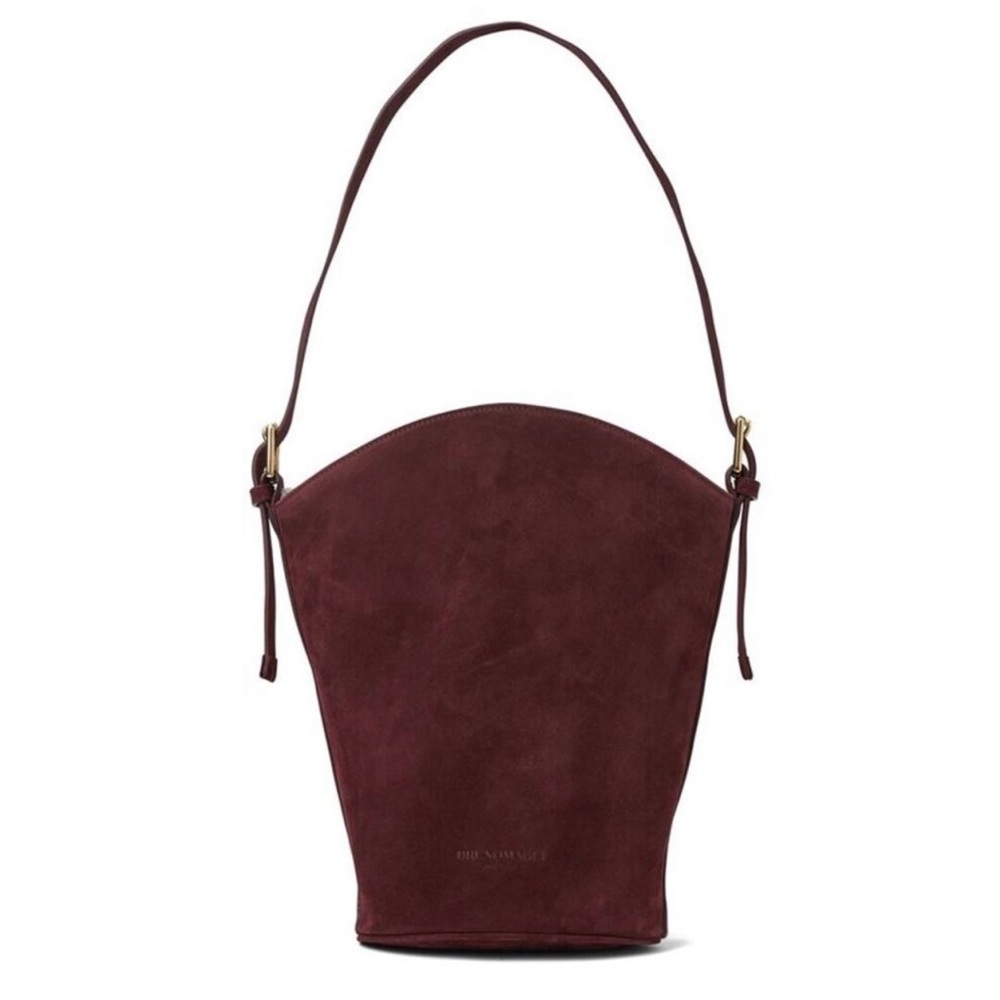 Bruno Magli Scarlett Suede Bucket Bag - Made in Italy